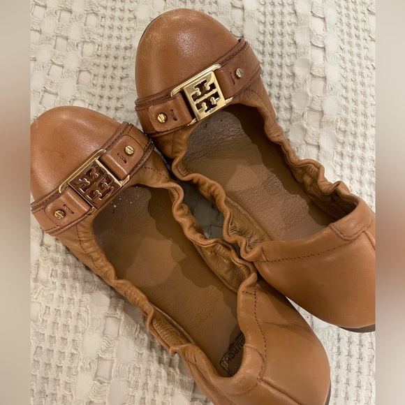 Tory Burch leather ballet flats - Picture 1 of 1